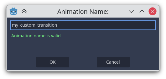 New animation name