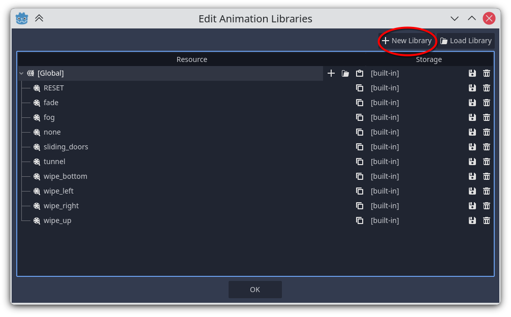 New animation library